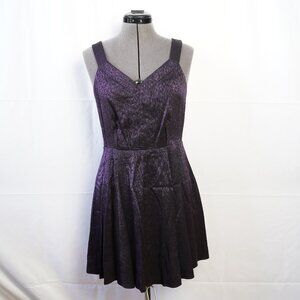 BCBGeneration Shiny Purple Dress, size 6